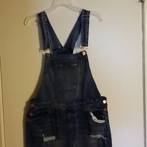 Refuge Denim overalls from Charlotte Rouse